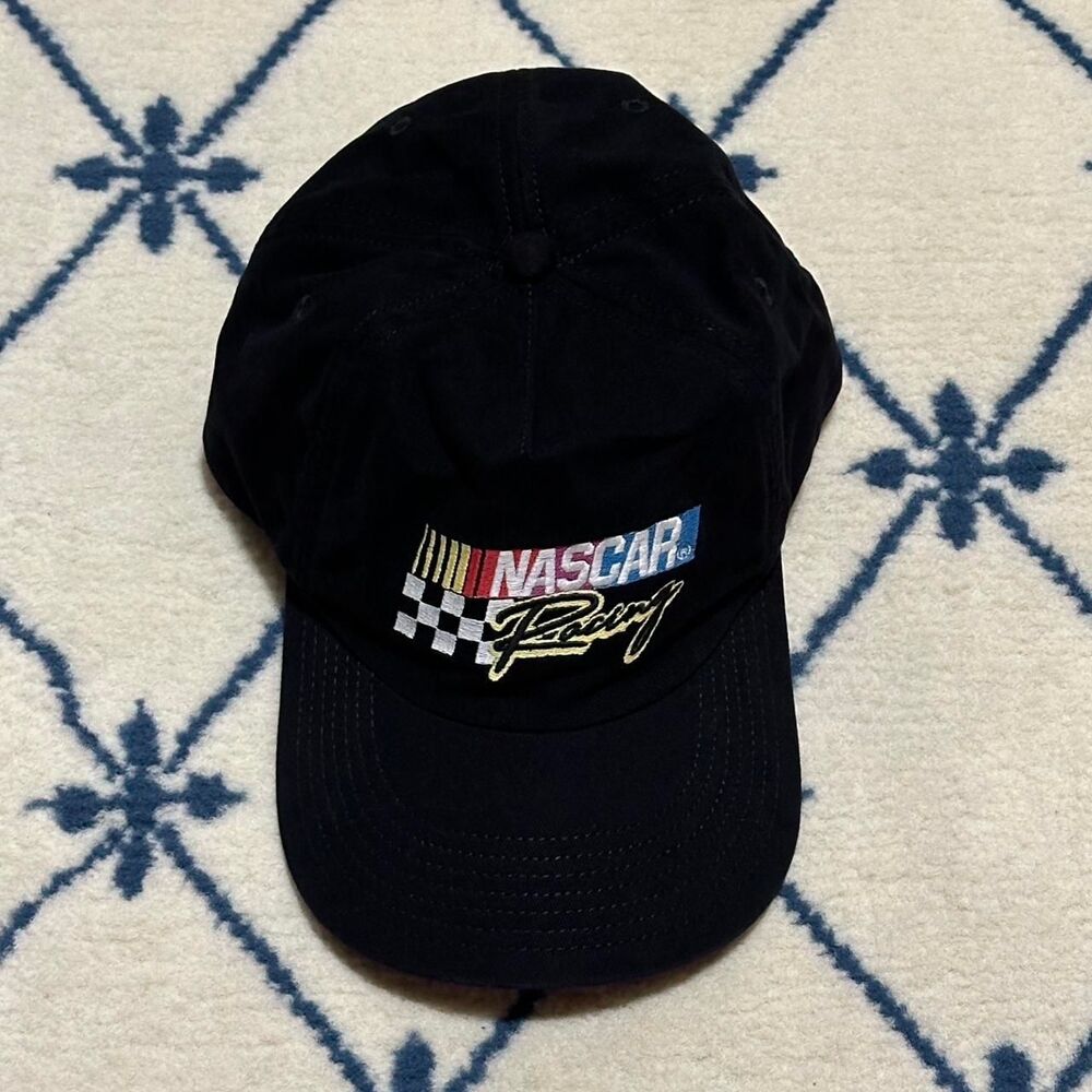 Abercrombie & Fitch black NASCAR racing adjustable hat